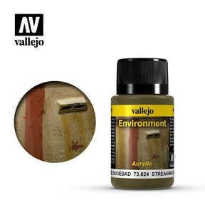 Vallejo 73824 Weathering Effects - Streaking Grime 40 ml - Gap Games