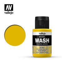 Vallejo 76503 Model Wash - Dark Yellow 35 ml Acrylic Paint - Gap Games