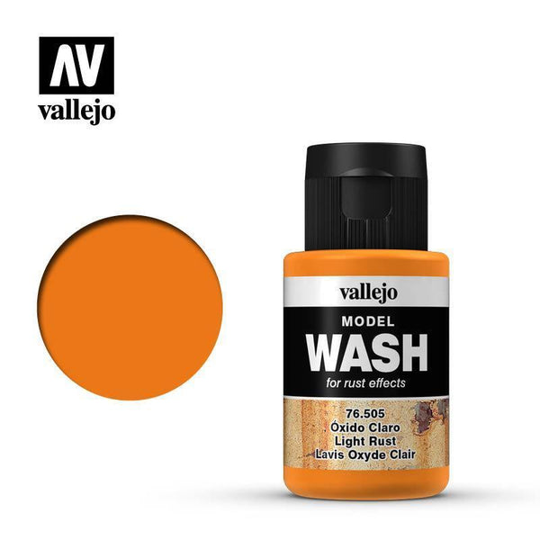 Vallejo 76505 Model Wash - Light Rust 35 ml Acrylic Paint - Gap Games