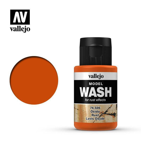 Vallejo 76506 Model Wash - Rust 35 ml Acrylic Paint - Gap Games