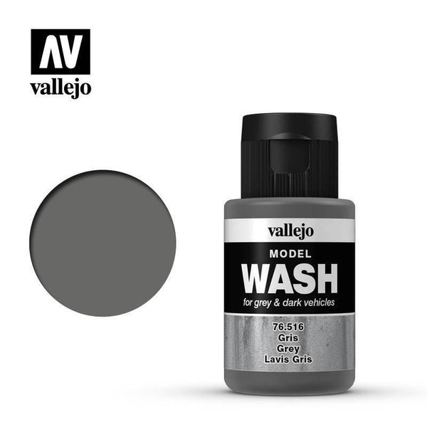 Vallejo 76516 Model Wash - Grey 35 ml Acrylic Paint - Gap Games