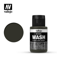 Vallejo 76517 Model Wash - Dark Grey 35 ml Acrylic Paint - Gap Games