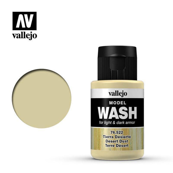 Vallejo 76522 Model Wash - Desert Dust 35 ml Acrylic Paint - Gap Games