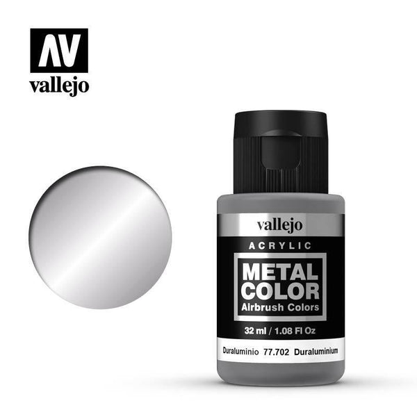 Vallejo 77702 Metal Color Duraluminium 32ml Acrylic Paint - Gap Games