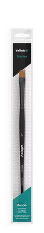 Vallejo Brushes - Blender - Flat Angled Synthetic Brush Large - Gap Games
