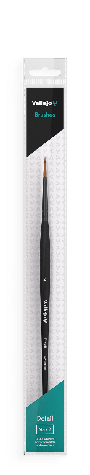 Vallejo Brushes - Detail - Round Synthetic Brush N0. 2 - Gap Games