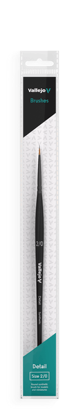 Vallejo Brushes - Detail - Round Synthetic Brush N0. 2/0 - Gap Games