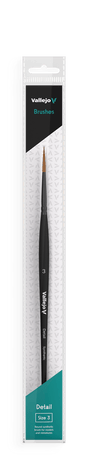 Vallejo Brushes - Detail - Round Synthetic Brush N0. 3 - Gap Games