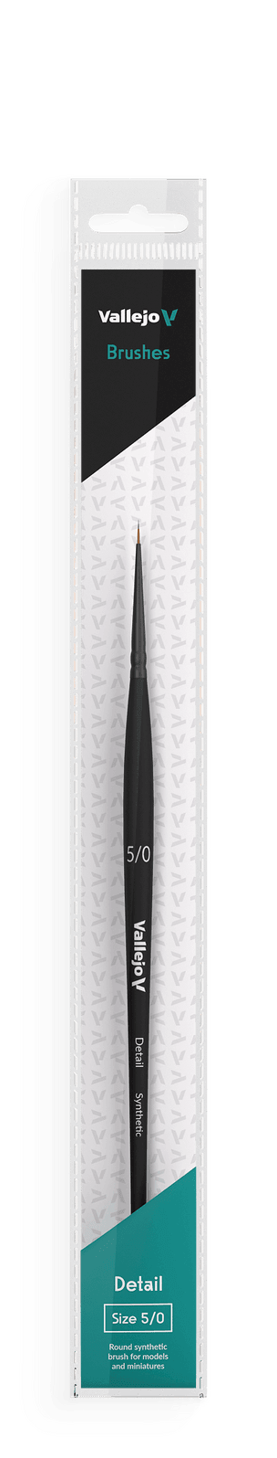 Vallejo Brushes - Detail - Round Synthetic Brush N0. 5/0 - Gap Games