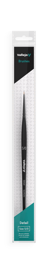 Vallejo Brushes - Detail - Round Synthetic Brush N0. 5/0 - Gap Games