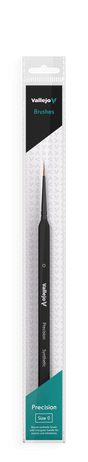 Vallejo Brushes - Precision - Round Synthetic Brush Triangular Handle No.0 - Gap Games