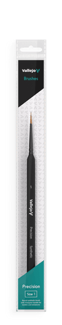 Vallejo Brushes - Precision - Round Synthetic Brush Triangular Handle No.1 - Gap Games