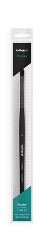 Vallejo Brushes - Shader - Filbert Shader Flat Synthetic Brush No. 4 - Gap Games