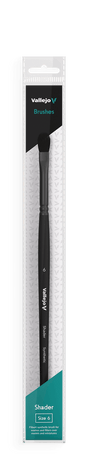 Vallejo Brushes - Shader - Filbert Shader Flat Synthetic Brush No. 6 - Gap Games