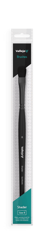 Vallejo Brushes - Shader - Filbert Shader Flat Synthetic Brush No. 8 - Gap Games