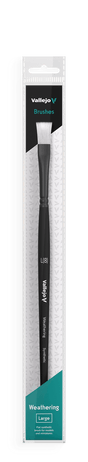 Vallejo Brushes - Weathering Flat - Synthetic Brush Large - Gap Games