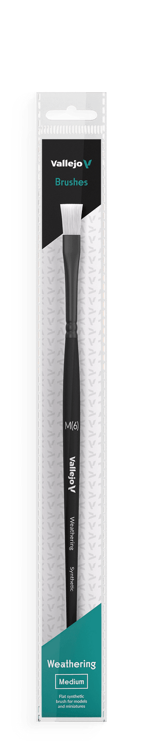 Vallejo Brushes - Weathering Flat - Synthetic Brush Medium - Gap Games