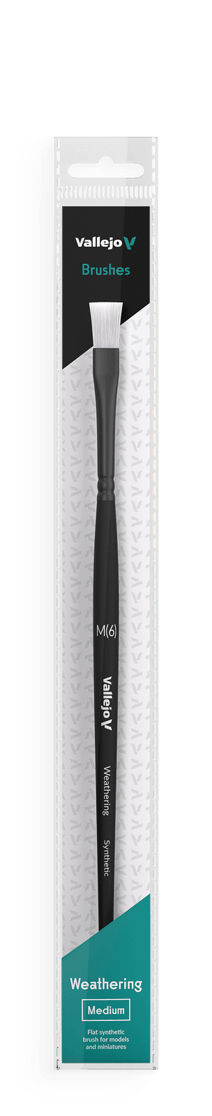 Vallejo Brushes - Weathering Flat - Synthetic Brush Medium - Gap Games
