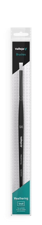 Vallejo Brushes - Weathering Flat - Synthetic Brush Small - Gap Games