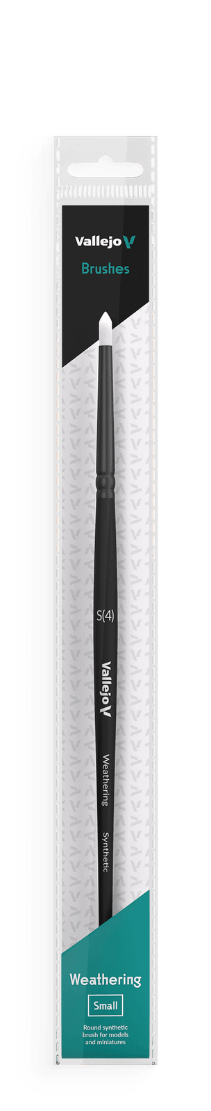 Vallejo Brushes - Weathering Round - Synthetic Brush Small - Gap Games