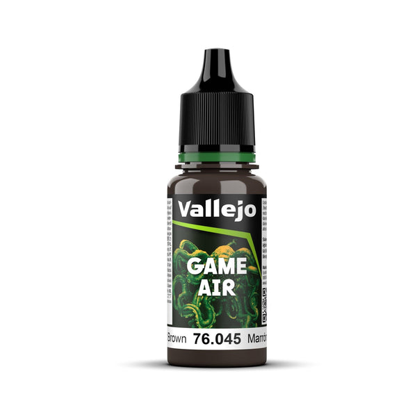 Vallejo Game Air - Charred Brown 18 ml - Gap Games