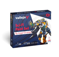 Vallejo Game Color Sci-Fi Paint Set by Angel Giraldez 12 Colours w/ Exclusive Miniature Acrylic Paint Set - Gap Games