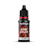 Vallejo Game Colour - Black 18ml - Gap Games