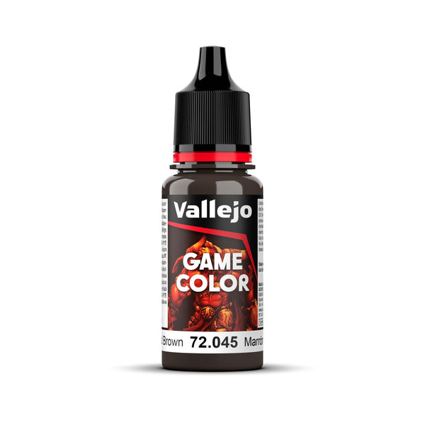Vallejo Game Colour - Charred Brown 18ml - Gap Games