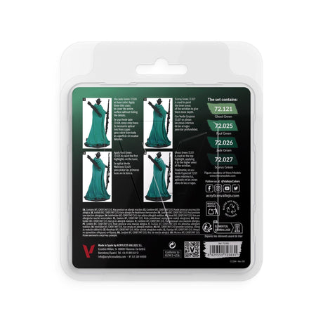 Vallejo Game Colour - Cold Green Color Set - Gap Games