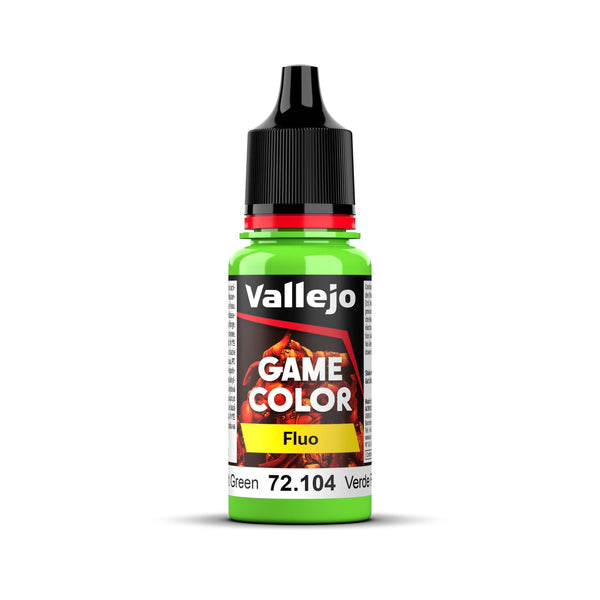 Vallejo Game Colour - Fluorescent Green 18ml - Gap Games