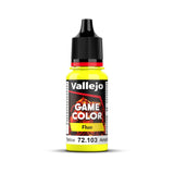 Vallejo Game Colour - Fluorescent Yellow 18ml - Gap Games