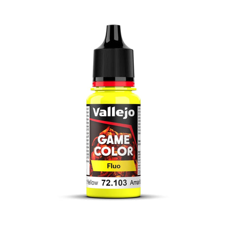Vallejo Game Colour - Fluorescent Yellow 18ml - Gap Games