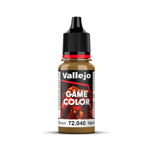 Vallejo Game Colour - Leather Brown 18ml - Gap Games