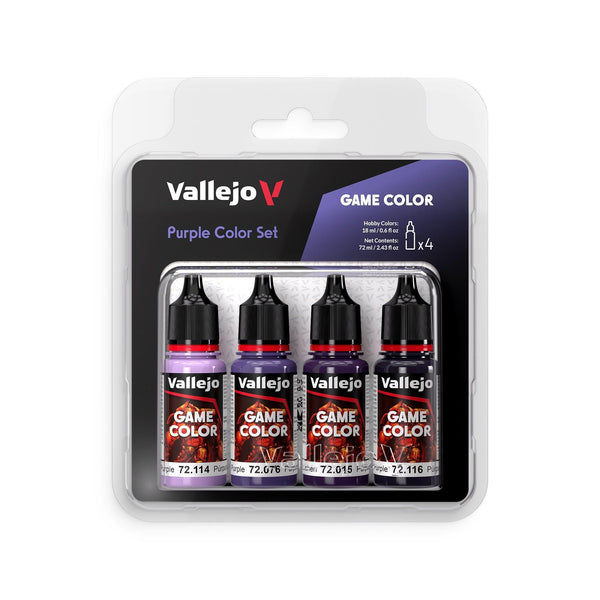 Vallejo Game Colour - Purple Color Set - Gap Games