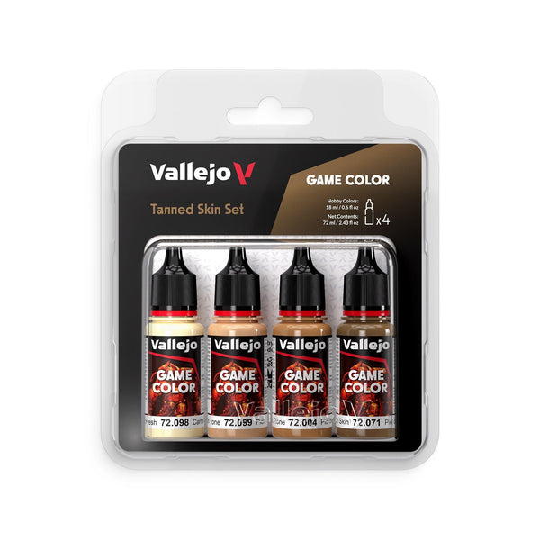 Vallejo Game Colour - Tanned Skin Set - Gap Games