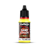 Vallejo Game Colour Wash - Yellow 18ml - Gap Games