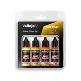 Vallejo Game Colour Yellow Colours Acrylic Paint Set - Gap Games