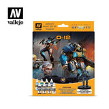 Vallejo Infinity O-12 Exclusive Miniature 8 Colour Acrylic Paint Set [70239] - Gap Games