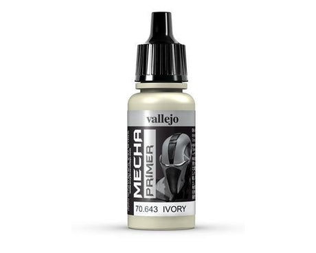 Vallejo Mecha Colour - Ivory Primer 17ml - Gap Games
