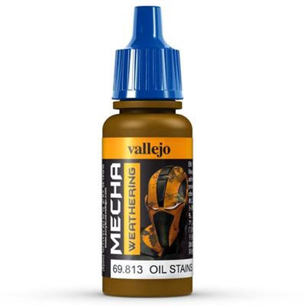Vallejo Mecha Colour - Oil Stains (Gloss) 17ml - Gap Games