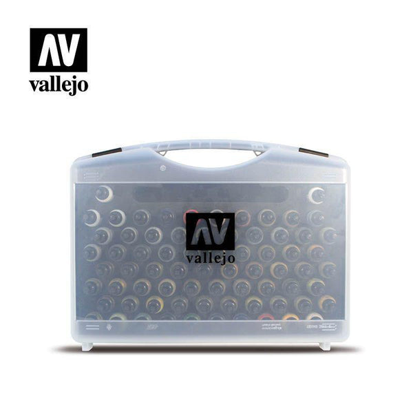 Vallejo Model Air - 72 Basic colours set + Brushes Plastic Case - Gap Games