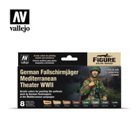 Vallejo Model Color German Fallschirmjäger Mediterranean Theater WWII Acrylic Paint Set - Gap Games