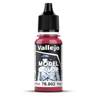 Vallejo Model Colour #045 - Sunset Red - 18 ml Matt Acrylic Paint - Gap Games