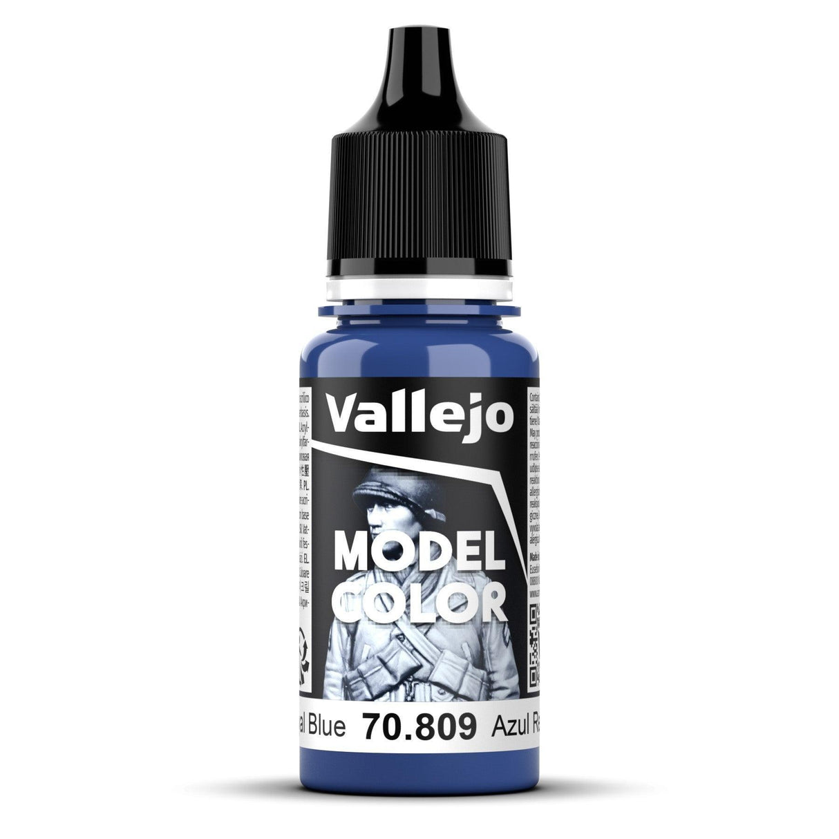 Vallejo Model Colour #060 - Royal Blue - 18 ml Matt Acrylic Paint - Gap Games