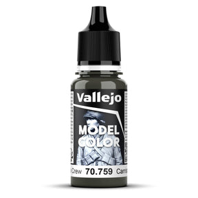 Vallejo Model Colour #100 - German Tank Crew - 18 ml Matt Acrylic Paint - Gap Games