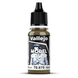 Vallejo Model Colour #127 - Green Brown - 18 ml Matt Acrylic Paint - Gap Games