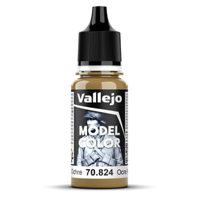 Vallejo Model Colour #133 - Orange Ochre - 18 ml Matt Acrylic Paint - Gap Games