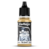 Vallejo Model Colour #136 - Dark Sand - 18 ml Matt Acrylic Paint - Gap Games