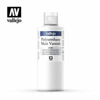 Vallejo Polyurethane Matt Varnish 200 ml - Gap Games