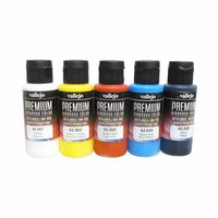 Vallejo Premium Colour AV62101 - Basic Opaque 5 Colour Set - Gap Games